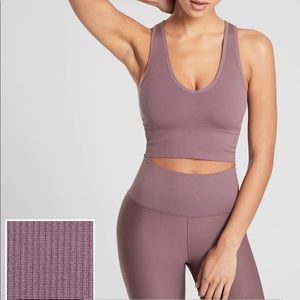 Athleta Aurora Crop Rib Tank